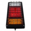 2pcs 12V 40 LED Tail Lights Replacement Lamp Red Yellow White For Trailer Caravan Truck Boat