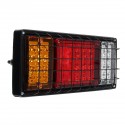 2pcs 12V 40 LED Tail Lights Replacement Lamp Red Yellow White For Trailer Caravan Truck Boat