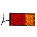 2pcs 12V-80V 24V 12 LED Rear Tail Stop Brake Light Indicator Turn Signal For Trailer RV Boat