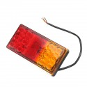 2pcs 12V-80V 24V 12 LED Rear Tail Stop Brake Light Indicator Turn Signal For Trailer RV Boat