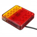 2pcs 12V/24V 10 LED Rear Tail Stop Brake Light Indicator For Boat Trailer Caravan Van