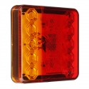 2pcs 12V/24V 10 LED Rear Tail Stop Brake Light Indicator For Boat Trailer Caravan Van