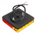 2pcs 12V/24V 10 LED Rear Tail Stop Brake Light Indicator For Boat Trailer Caravan Van