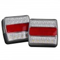 2pcs 4 Inch 26 LED Stop Tail Light Kit Boat Truck Car Trailer Brake Reverse Light Mairne Lamp Waterproof