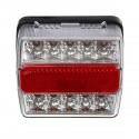 2pcs 4 Inch 26 LED Stop Tail Light Kit Boat Truck Car Trailer Brake Reverse Light Mairne Lamp Waterproof