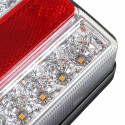 2pcs 4 Inch 26 LED Stop Tail Light Kit Boat Truck Car Trailer Brake Reverse Light Mairne Lamp Waterproof