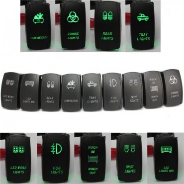 5 Pin 12V 24V Laser LED Light Bar Rocker Toggle Switch Narva ARB Carling Car Boat