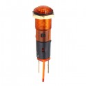 DC 12V 8mm LED Indicator Car Boat Light Pilot Dash Dashboard Panel Warning Lamp