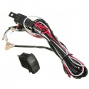 LED Light Rocker Switch ON/OFF Wiring Harness With Relay Fuse CE