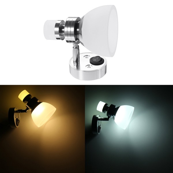 LED Reading Light Spot Wall Mount Bedside Lamp for Boat RV Camper Trailer Van Car