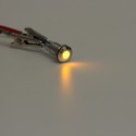Metal 8mm LED Pilot Dash Panel Indicator Light Lamp Red Blue Green White Yellow