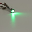 Metal 8mm LED Pilot Dash Panel Indicator Light Lamp Red Blue Green White Yellow