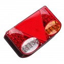 Pair 12V LED Rear Tail Lights Turn Signal Indicator Lamp For Marine Car Trailer Truck Lorry Pick-Up