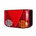Pair 12V LED Rear Tail Lights Turn Signal Indicator Lamp For Marine Car Trailer Truck Lorry Pick-Up