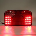 Pair 12V LED Rear Tail Lights Turn Signal Indicator Lamp For Marine Car Trailer Truck Lorry Pick-Up