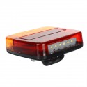 Pair 12V LED Square Tail Light Trailer Truck Boat Number Taillight Marine Lights