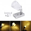 Touch Dimmer Switch 12V Dimming Acrylic LED Swivel Reading Spot Lights Wall Lamp Adjustable For RV Boat Caravan Camper Motorhome