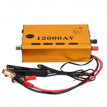 12000V AC Ultrasonic Inverter Electro Fisher Shocker Fish Stunner Booster Marine Electronic Transformer