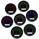 12V 24V 85mm 200Km/h Car GPS Speedometer Odometer Speed Gauge 7 Color Waterproof Marine Boat Universal