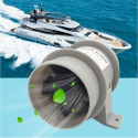 12V 3inch In-Line Boat Air Blower Marine Bilge/Engine/Galley Ventilation 5-Fan 145CFM Quiet For RV Yacht Boat Accessories Marine
