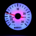 52mm 2 Inch 30PSI Pressure Vacuum Boost Pointer Dials Gauge Meter Light