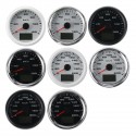 85mm 9-32V 120km/h 200km/h GPS Speedometer Odometers Gauge LCD Display With 8 Color Backlight