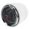 9-32V 52mm Boat Marine Angle Indicator 0-190 ohm With Rudder Sensor 8 Color Backlight Universal