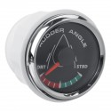 9-32V 52mm Boat Marine Angle Indicator 0-190 ohm With Rudder Sensor 8 Color Backlight Universal