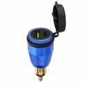 Type-C QC3.0 USB Charger Quick Charge Socket Waterproof For Motorcycle Car SUV Boat