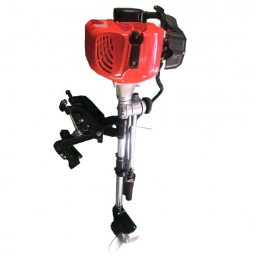 2 St3.5hp Air Cooling Pull Start Outboard Motor Engine SC-235S Low Noise For Inflatable Fishing Boat