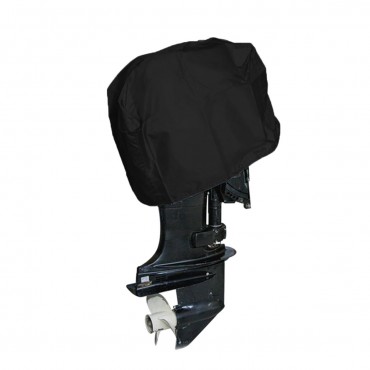 210D 100-150HP Oxford Waterproof Full Outboard Motor Engine Boat Cover Black
