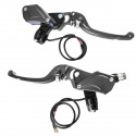 7/8inch 22MM Motorcycle Brake Clutch Reservoir Brake Master Cylinder Lever Set