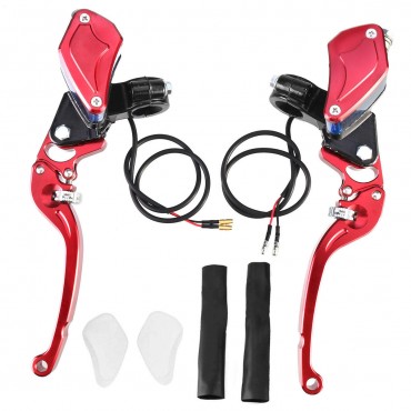 7/8inch 22MM Motorcycle Brake Clutch Reservoir Brake Master Cylinder Lever Set