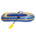 2-Person Inflatable Oared Fishing Boat Kayak River Lake Raft Paddles 180*96cm