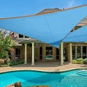 3 Meter Equilateral Triangle Sun Shade Sail Canopy Garden Patio Awning UV Block Sunscreen Outdoor Screen With Windproof Rope