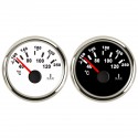 40-120 oC Marine Water Temperature Gauge Boat Temp Meter Steel White Black