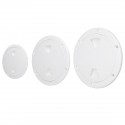 4/6/8 Inch Round Deck Plate Cover For Yacht Boat Accessorise Marine ABS White