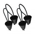 4PCS Silicone Kayak Scupper Plug Kit Canoe Drain Holes Stopper Bung Universal