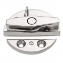 55mm 2.17 inch Door Catch Latch 316 Stainless Steel Twist Lock Round Marine Boat