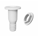 1inch Nylon Plastic Thru Hull Bilge Fitting Plug For Bilge Pump Aerator Hose of Boat Marine Yacht Sail RV Camper Truck