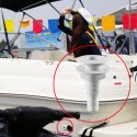 1inch Nylon Plastic Thru Hull Bilge Fitting Plug For Bilge Pump Aerator Hose of Boat Marine Yacht Sail RV Camper Truck