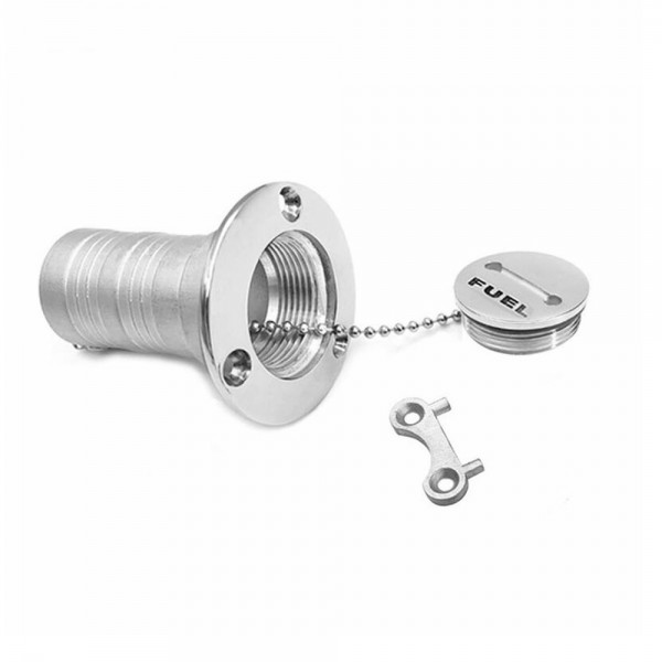 2inch 50mm Boat Hardware Fuel Deck Filler 316 Marine Grade Stainless Steel Key Cap Accessories Socket Yacht Caravans