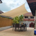 Garden Decor Outdoor Patio Sun Shade Cloth with Grommets Sun Shade Sails Canopy Shelter Cover Sunshades