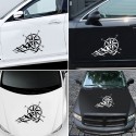 Hood Body Sticker Decal Large Compass with Mountains Navigation Pattern For Camper RV Car Boat