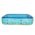 Inflatable Swimming Pool Family Swim Centre Home Kids Backyard Water Play Fun Bathing Tub
