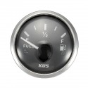 KUS Fuel/Water Level Gauge Marine/Boat Tank Level Indicator Black 52mm 0-190°