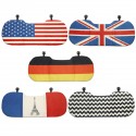 National Flag Style Car Rear Seat Cushion Pad Protector Breathable Anti-Slip Chair Cover Universal