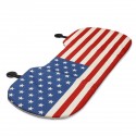 National Flag Style Car Rear Seat Cushion Pad Protector Breathable Anti-Slip Chair Cover Universal