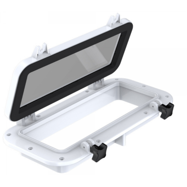 Rectangular Skylight Deck Hatch Porthole Window Anti-aging Explosion-proof For Marine Boat Yacht