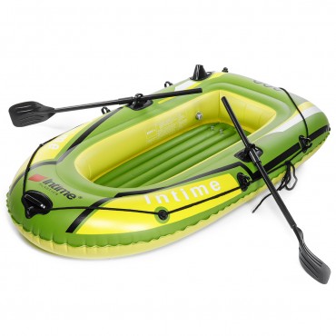 Two Person Inflatable Fishing Boat Thickened Rubber Kayak Boat With Inflatable Pump Outdoor